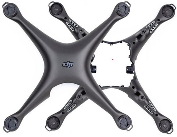 پوسته بالا و پوسته پایین فانتوم 4 آبسیدین Phantom 4 pro Obsidian