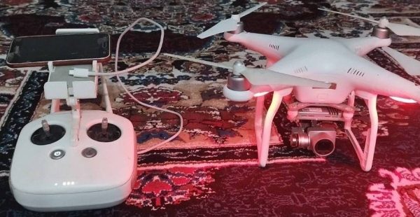 کوادکوپتر فانتوم 3 پرو DJI Phantom 3 Pro کارکرده