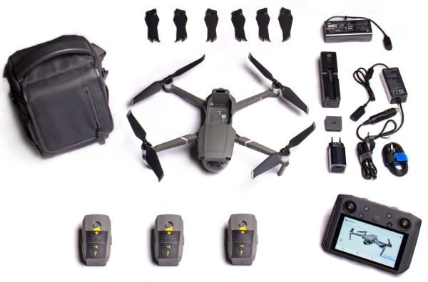 پهپاد مویک 2 پرو با ریموت اسمارت DJI Mavic 2 pro کم کار (خیلی تمیز)