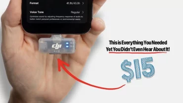 گیرنده موبایلی ۱۵ دلاری DJI صدای تلفن‌های هوشمند را متحول می‌کند